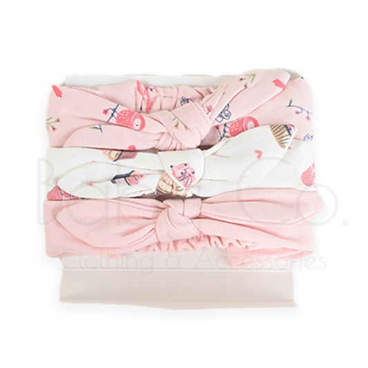 Premium Cotton 3 Piece Headband Set