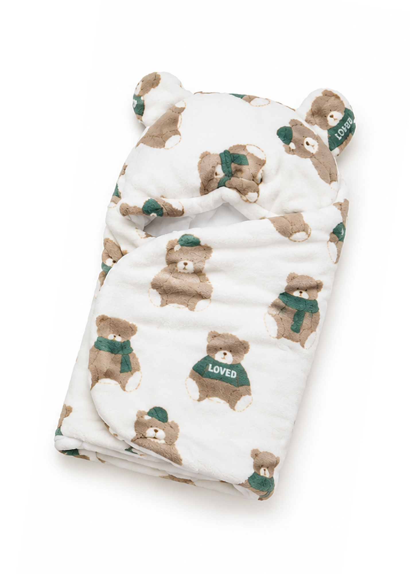 Bear Loved Quilted Swaddle And Sleep Bag