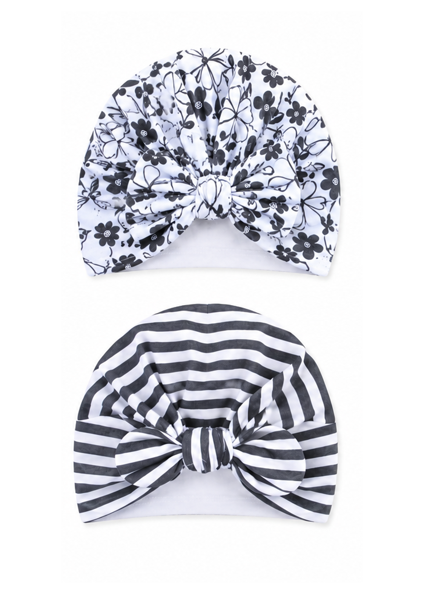 Hudson 2 Pcs Cotton Turban Caps Set 2
