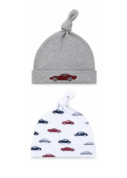 Car 4 Piece Cap Set With Booties