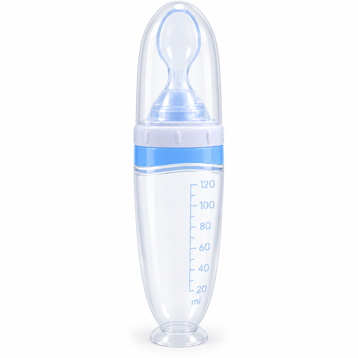 Baby Feeding Spoon Bottle with Wide Soft Nipple