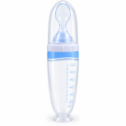 Baby Feeding Spoon Bottle with Wide Soft Nipple
