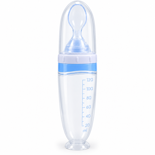 Baby Feeding Spoon Bottle with Wide Soft Nipple