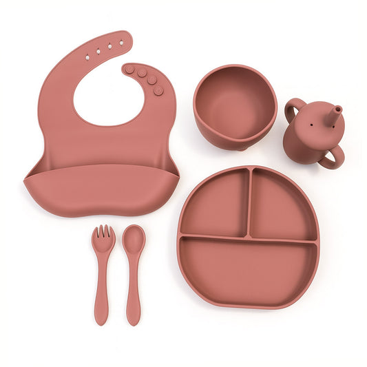 Silicone Baby Feeding 7 Piece Bowl Set