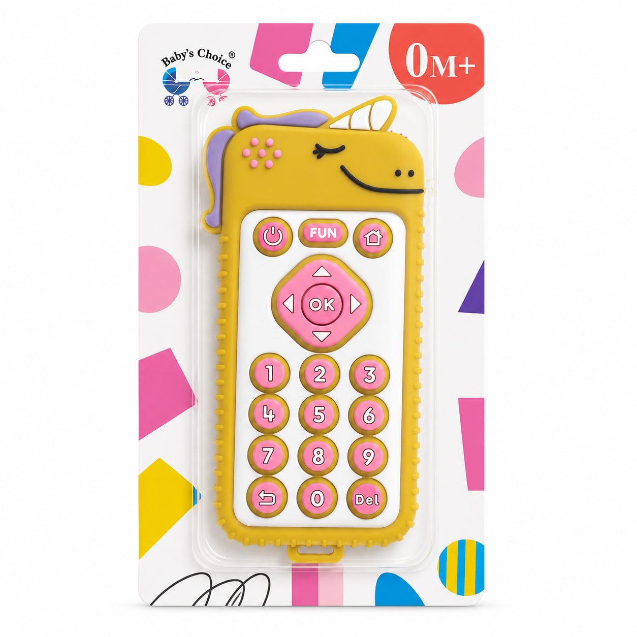 Unicorn Baby Teether Toy Phone
