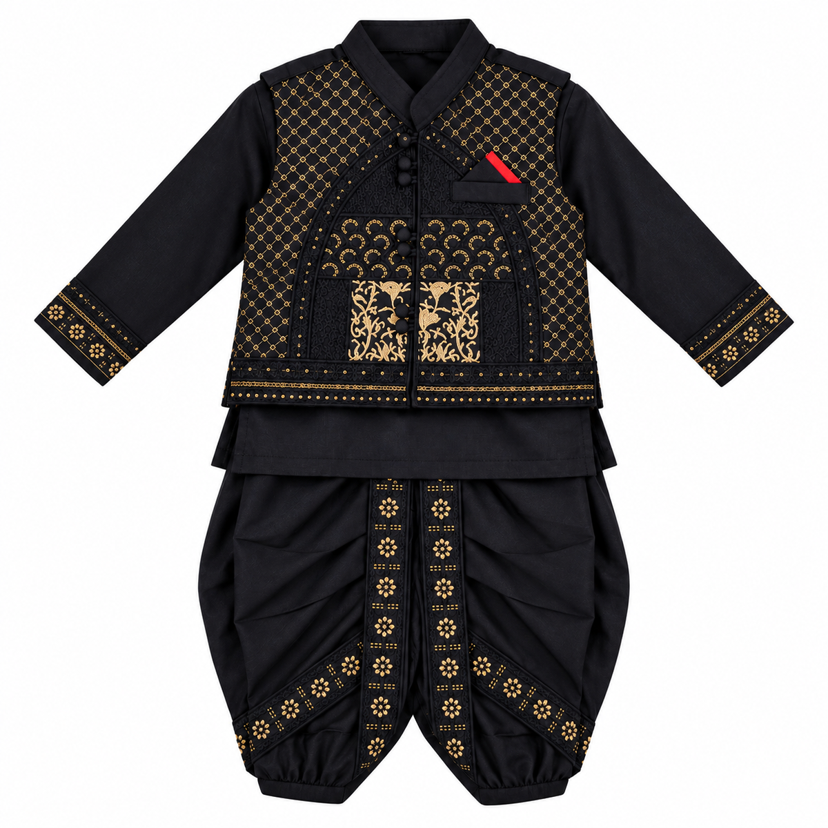 Royal Noir Heritage Boys Dhoti Kurta