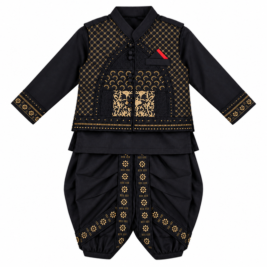 Royal Noir Heritage Boys Dhoti Kurta