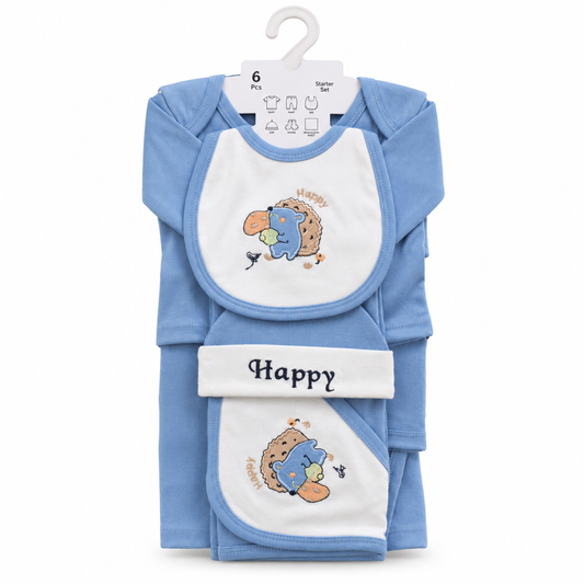 Baby Happy 6-Piece Newborn Starter Gift Set