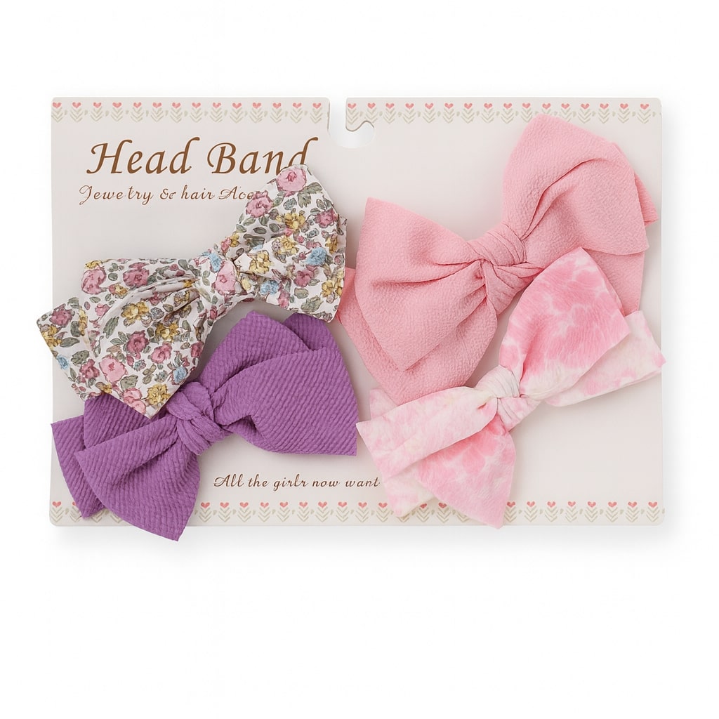Puffy Headbands Pack Of 4