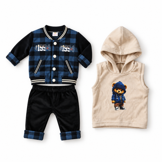 Little Urban Bear 3-Piece Winter Set
