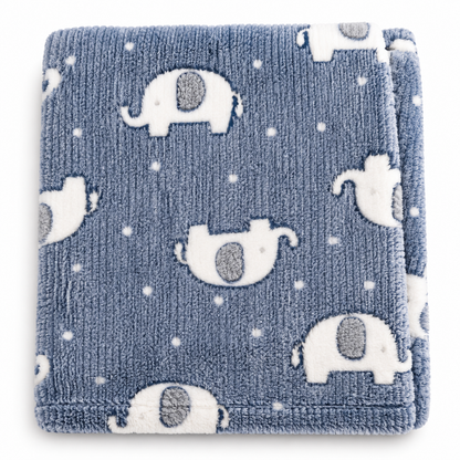 Baby Elephant Snuggle Blanket