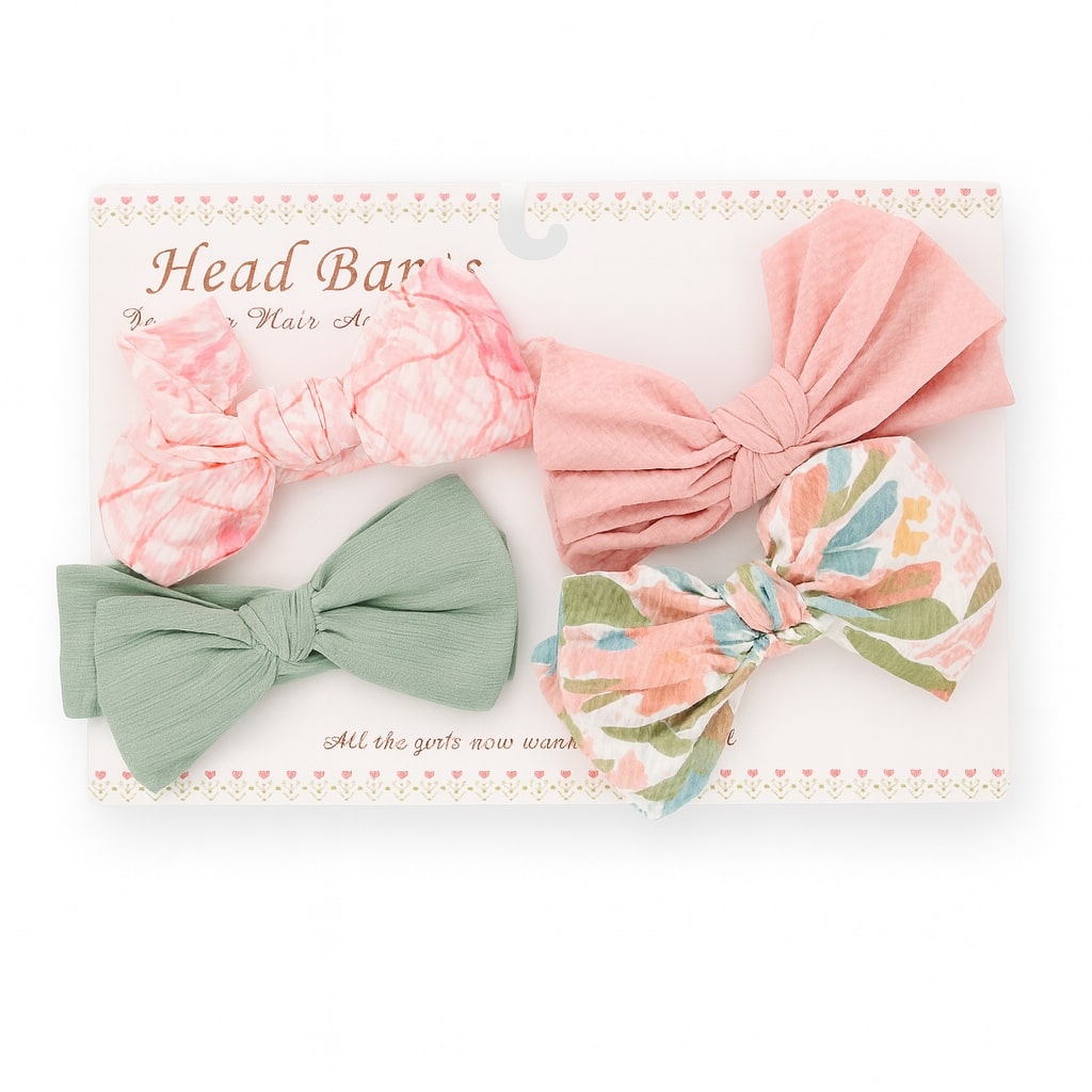 Puffy Headbands Pack Of 4