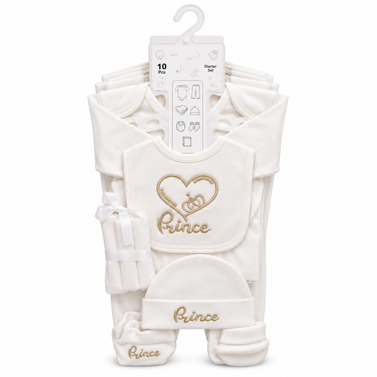 Prince Royal Baby Starter Gift Set – 10 Pieces