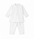 Basic black and white baby kurta pajama set