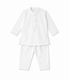 Basic black and white baby kurta pajama set