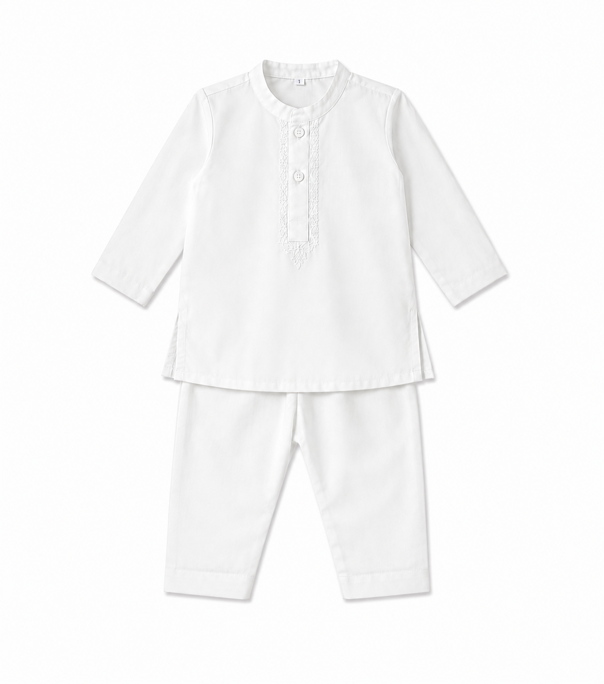 Basic Black & White Kurta Pajama 0-9 Months
