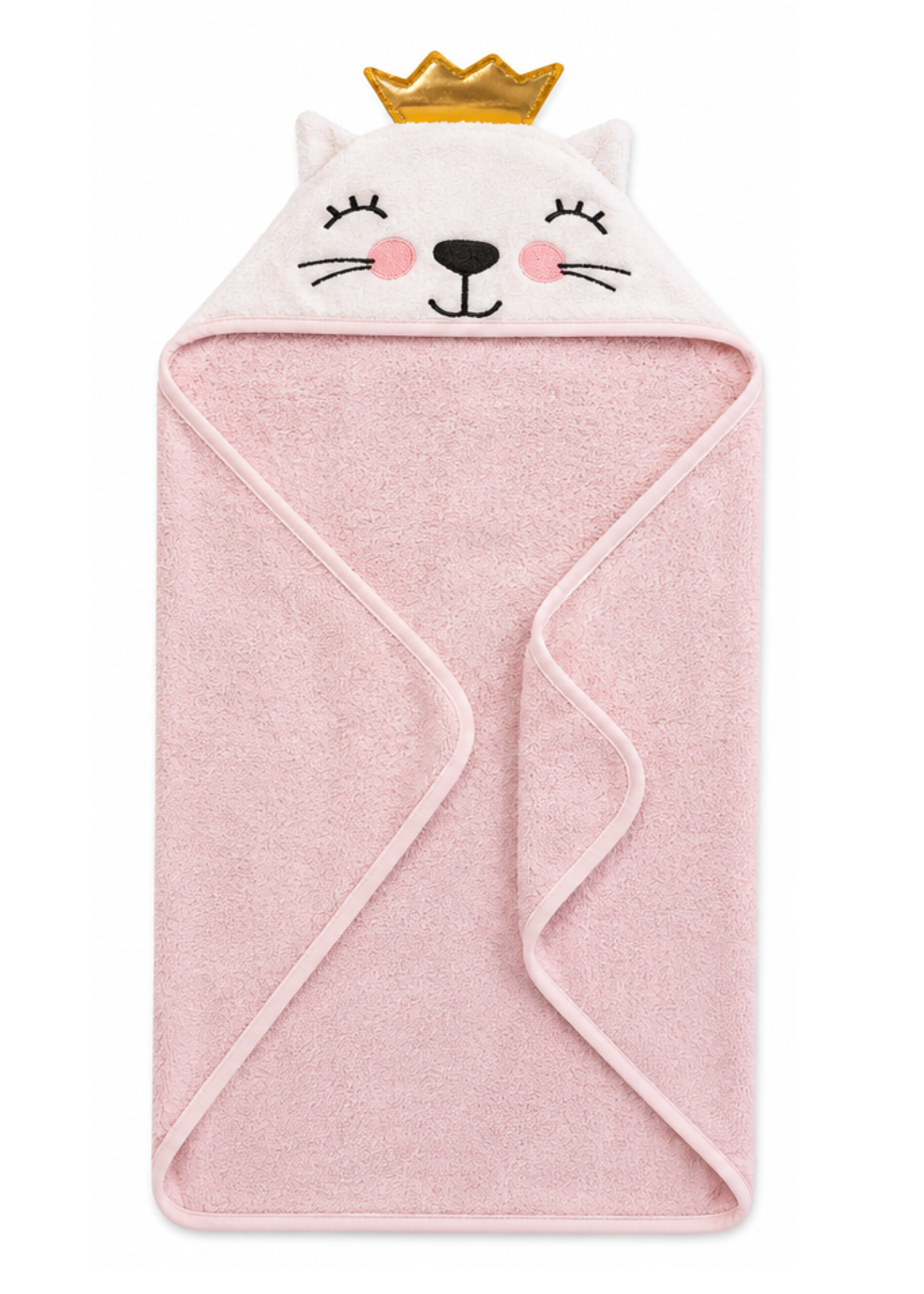 Hudson Kitty Crown Hooded Towel