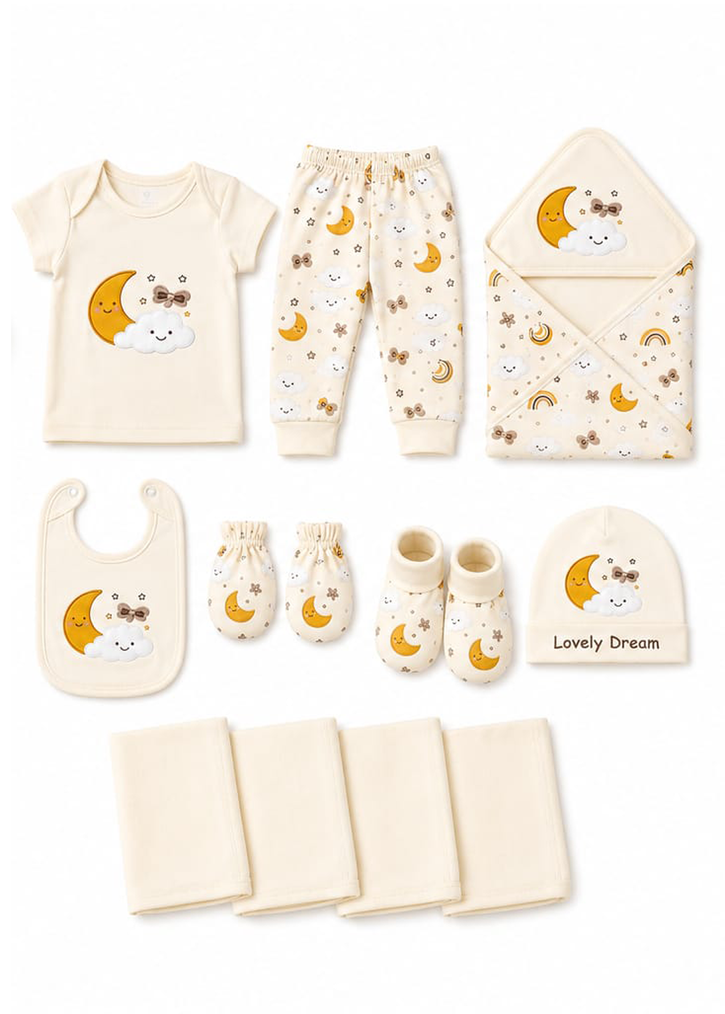 Lovely Dream 11 Piece New Born Summer Starter Set