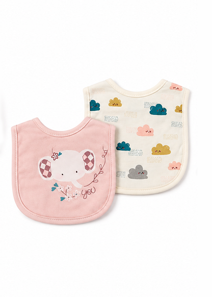Cloud 4 Piece Bib & Socks Gift Set