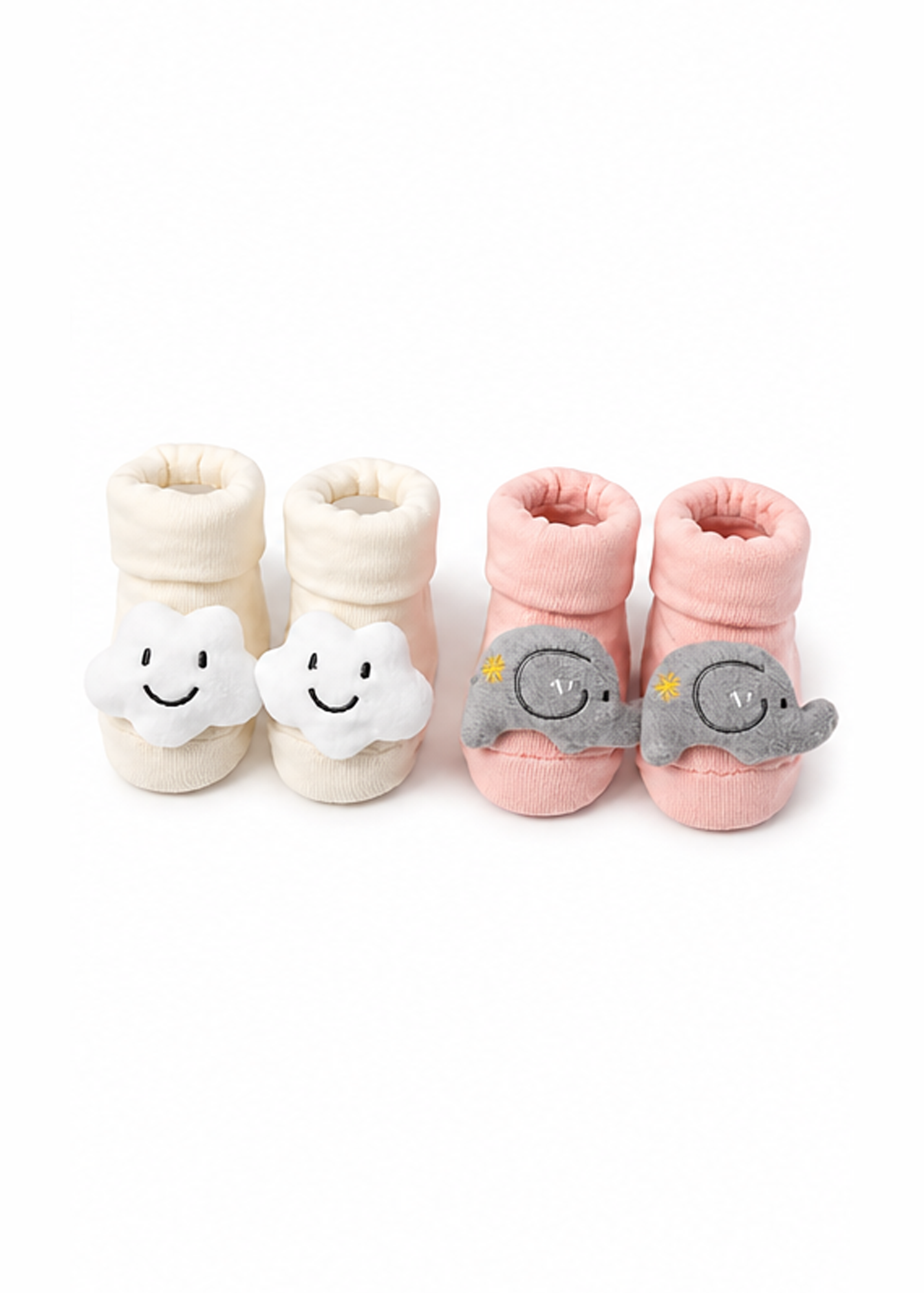 Cloud 4 Piece Bib & Socks Gift Set