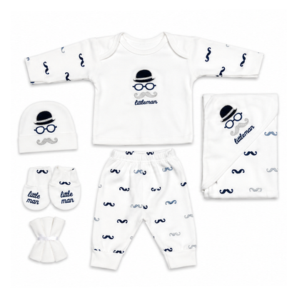 Little Gentleman 10 Piece Newborn Winter Starter Set