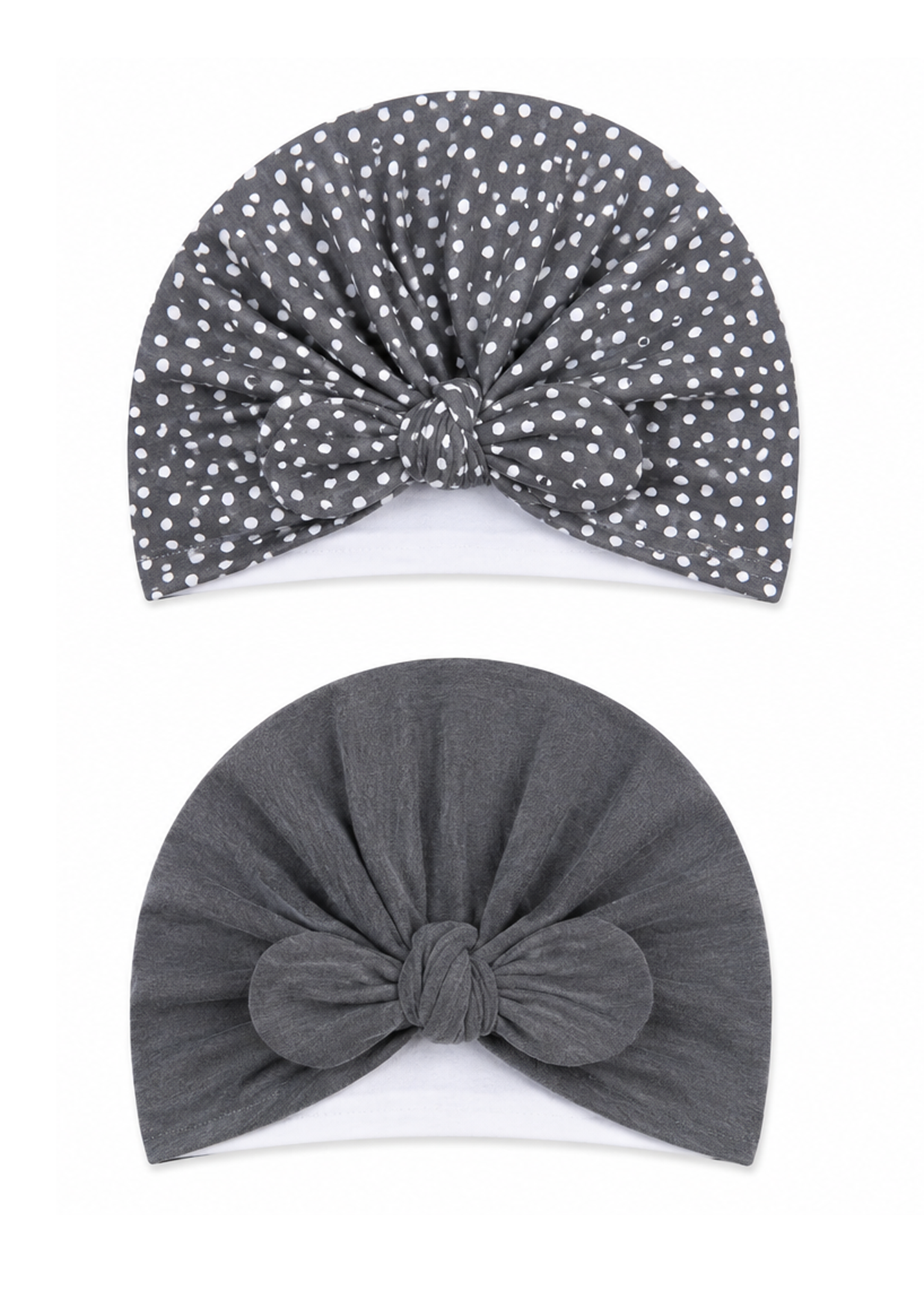Hudson 2 Pcs Cotton Turban Caps Set 2