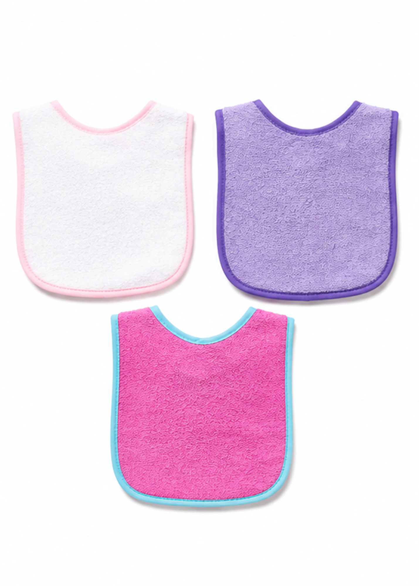 Little Dreamer Bebe Favour 3 Piece Cotton Terry Bib Set