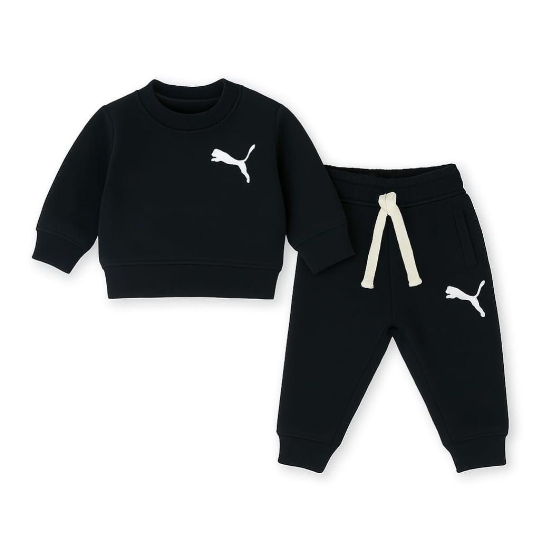 PM Baby Track Suit Design 3 Black