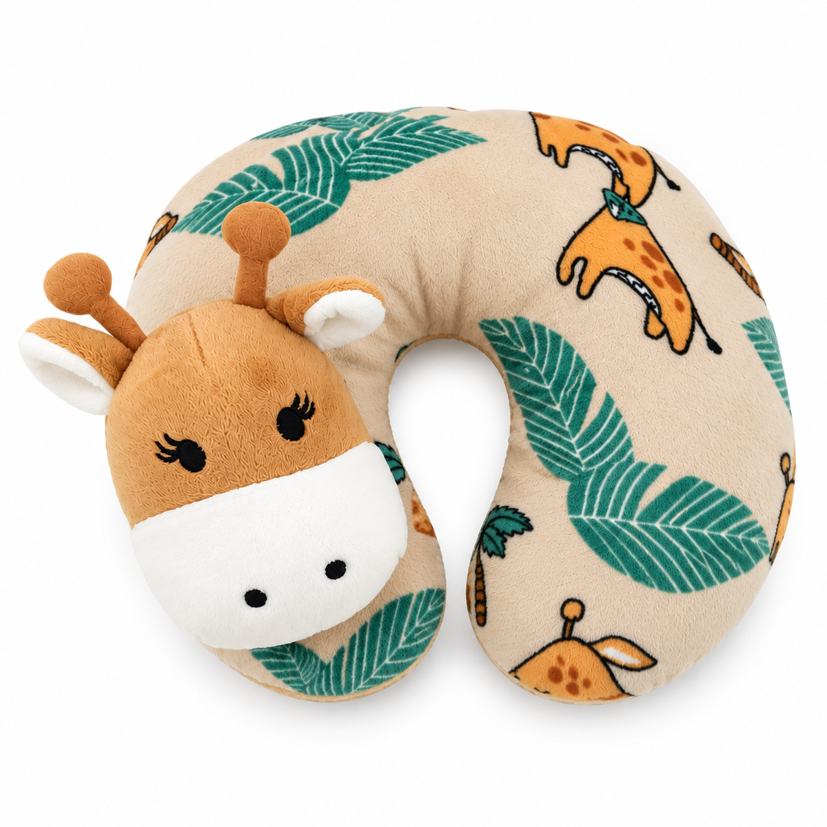 Safari Snuggle Giraffe Hooded Baby Blanket