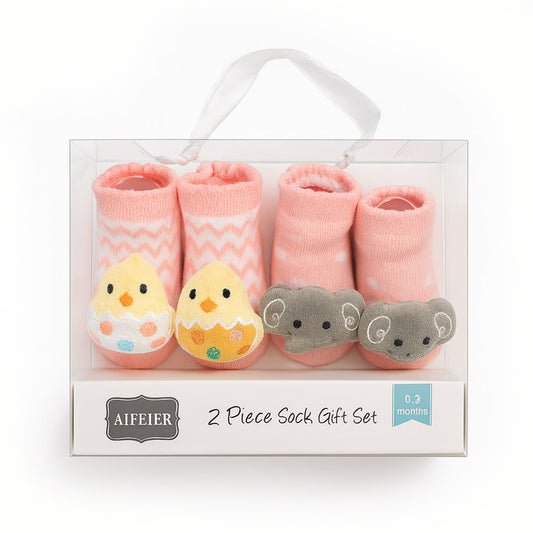 Duck 2 Piece Socks Gift Set