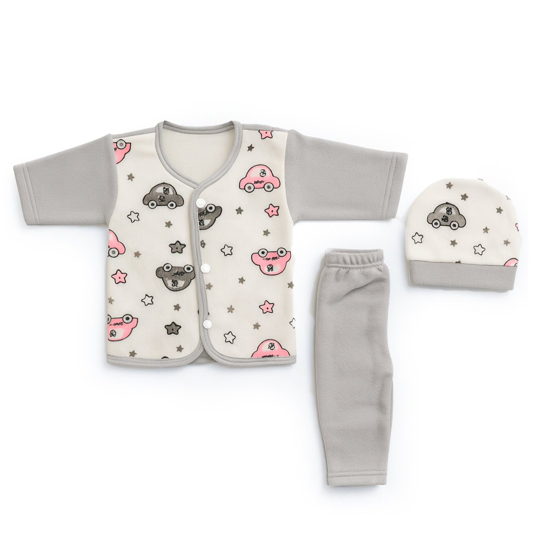 Cars 3 Piece Fleece Winter Sleep Suit Starter Set