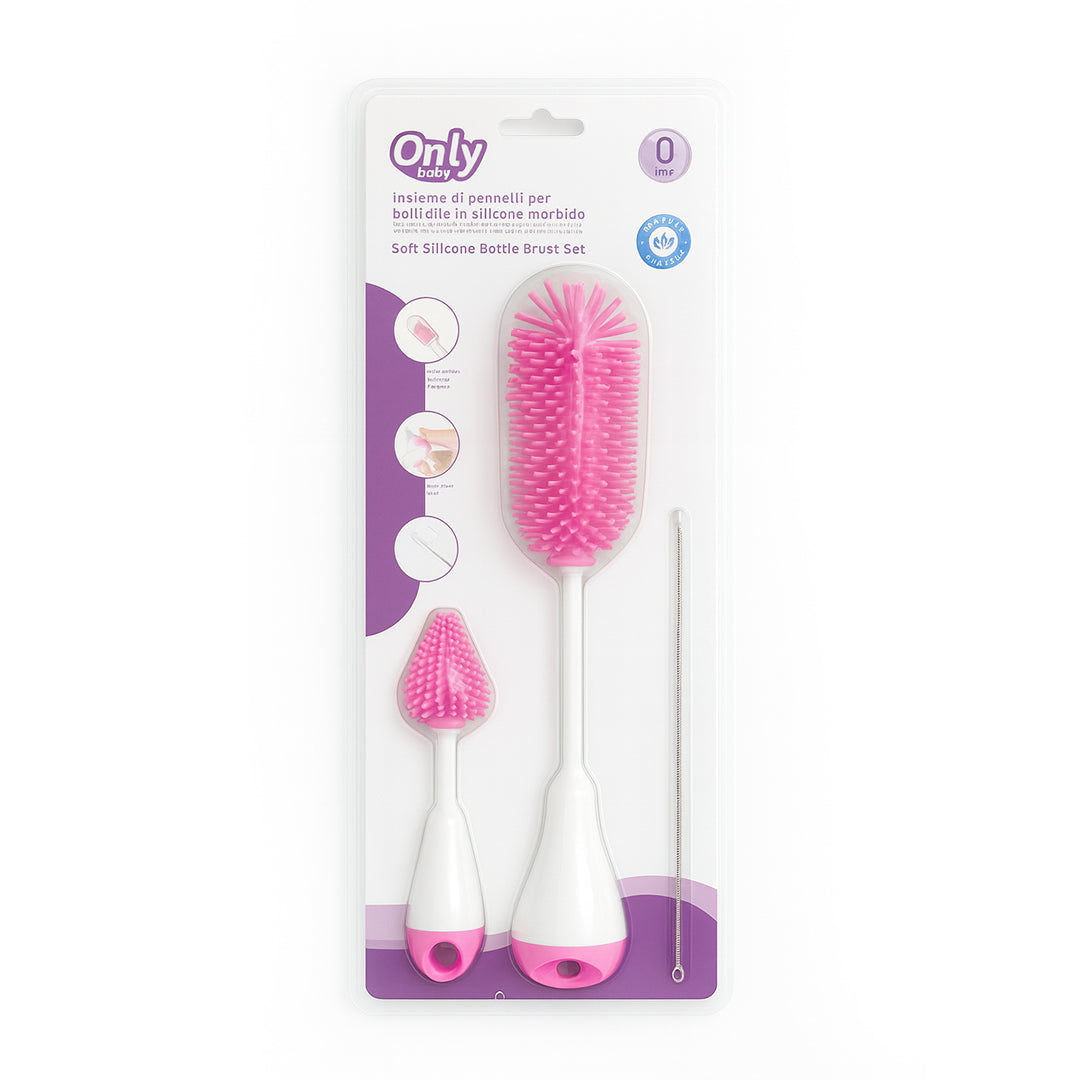 Only Baby 3 Piece Cleaning Set Pink