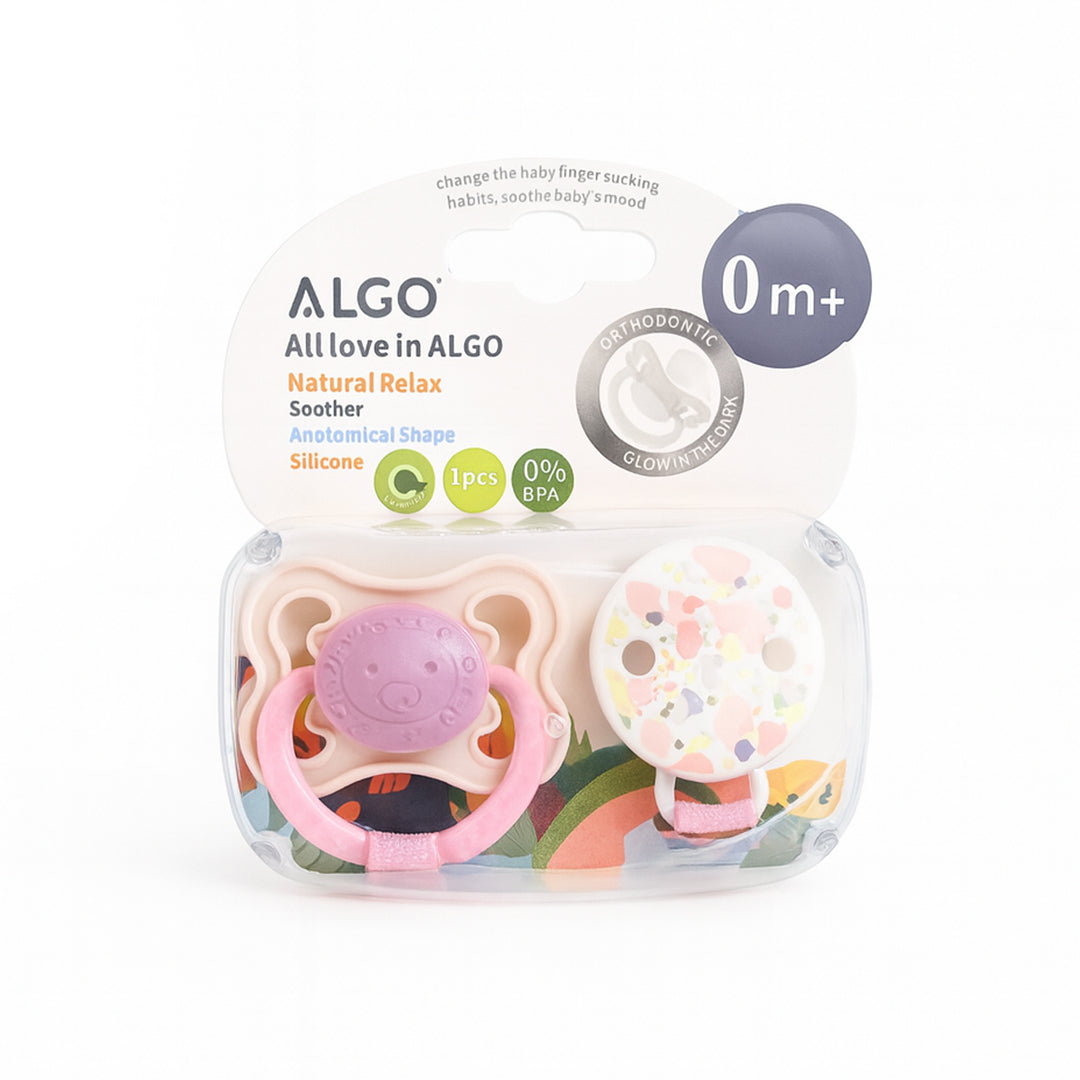 ALGO Pacifier With Chain Clip