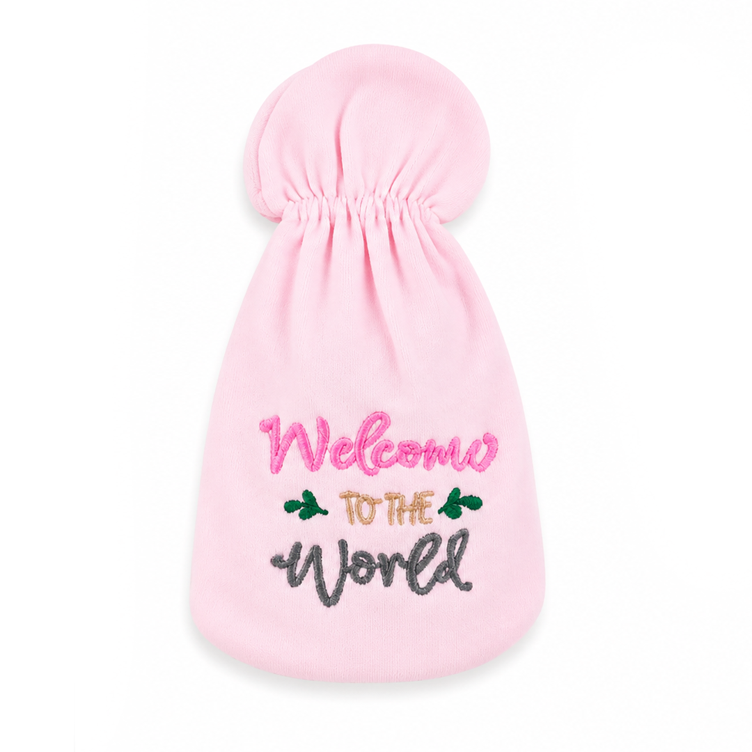 Welcome to the World Warm Feeder Cover Coloured