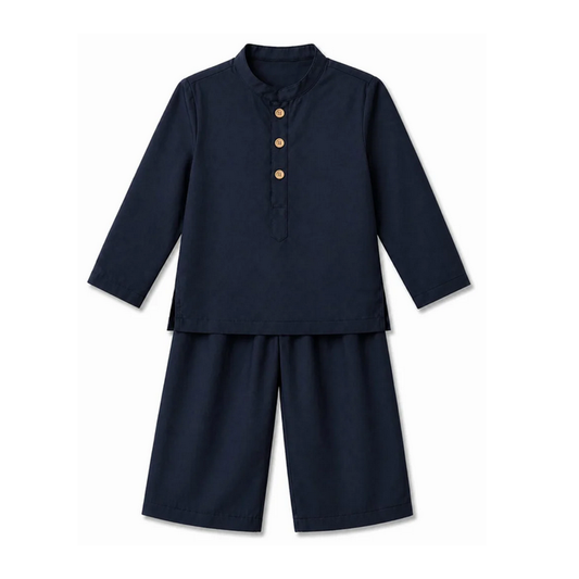 Desert Luxe Eid Cord Set Navy