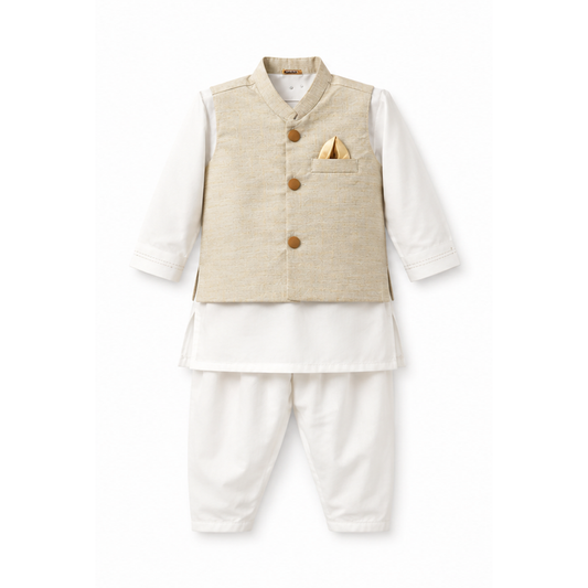 1.5 to 4 Year Kurta Pajama With Waistcoat