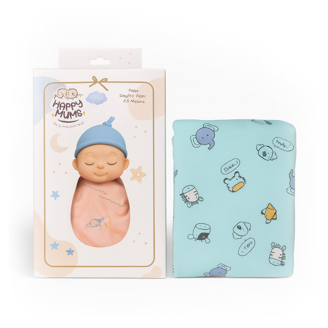 Blue Lion Baby Swaddle Wrap