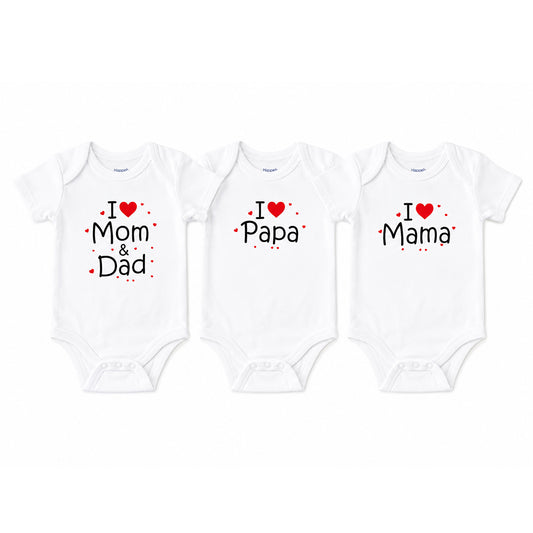 Love Full Sleeves Bodysuits Pack of 3