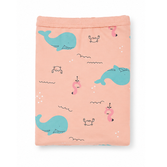 Pink Ocean Baby Swaddle Wrap