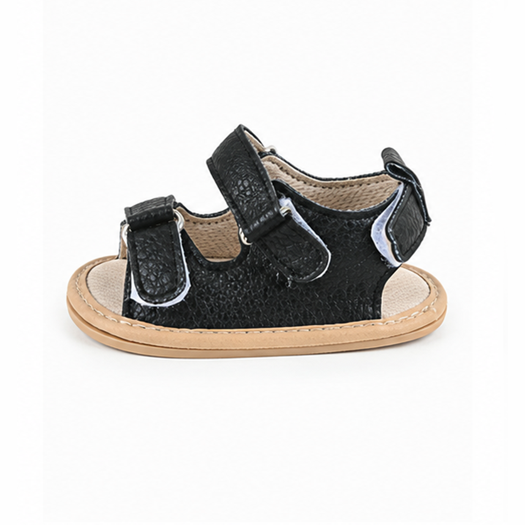 Multi strap baby sandals alternate view