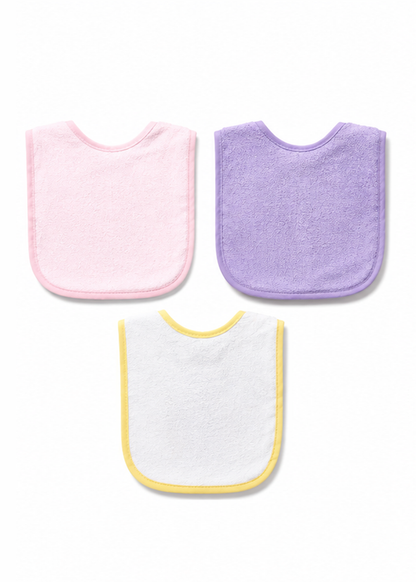 Beautiful Like Mommy 3 Piece Cotton Terry Bib Set