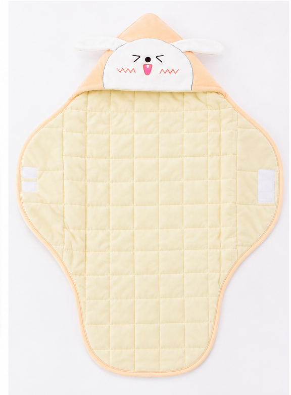 Bunny Love Quilted Carry & Sleeping Bag