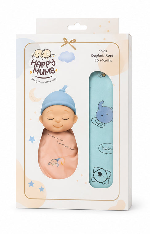 Blue Lion Baby Swaddle Wrap