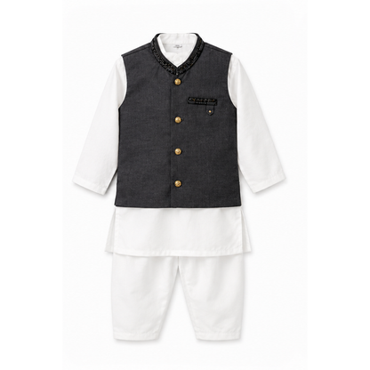 1.5 to 4 Year Kurta Pajama With Waistcoat