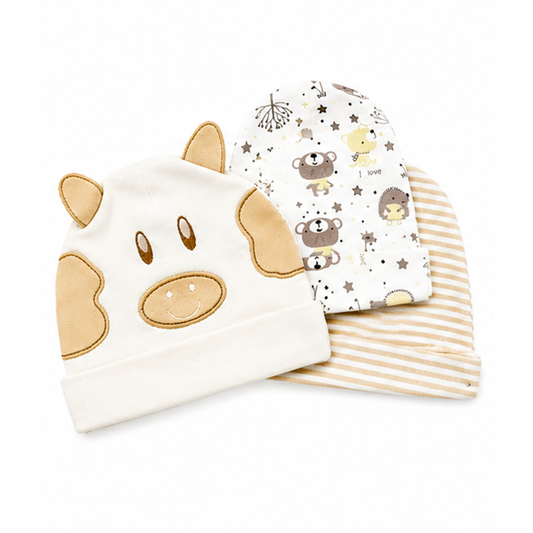 Cat 3 Piece Cap Set