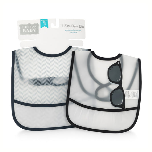 Cool Boy Silicone Bibs Pack Of 2