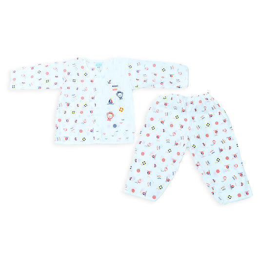 Sailor Boy Paper Cotton Summer Suit